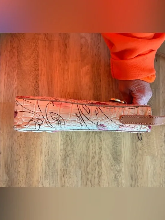 NWOT Brahmin Marley Lotus Bloomsbury in Genuine Leather - Picture 5 of 6